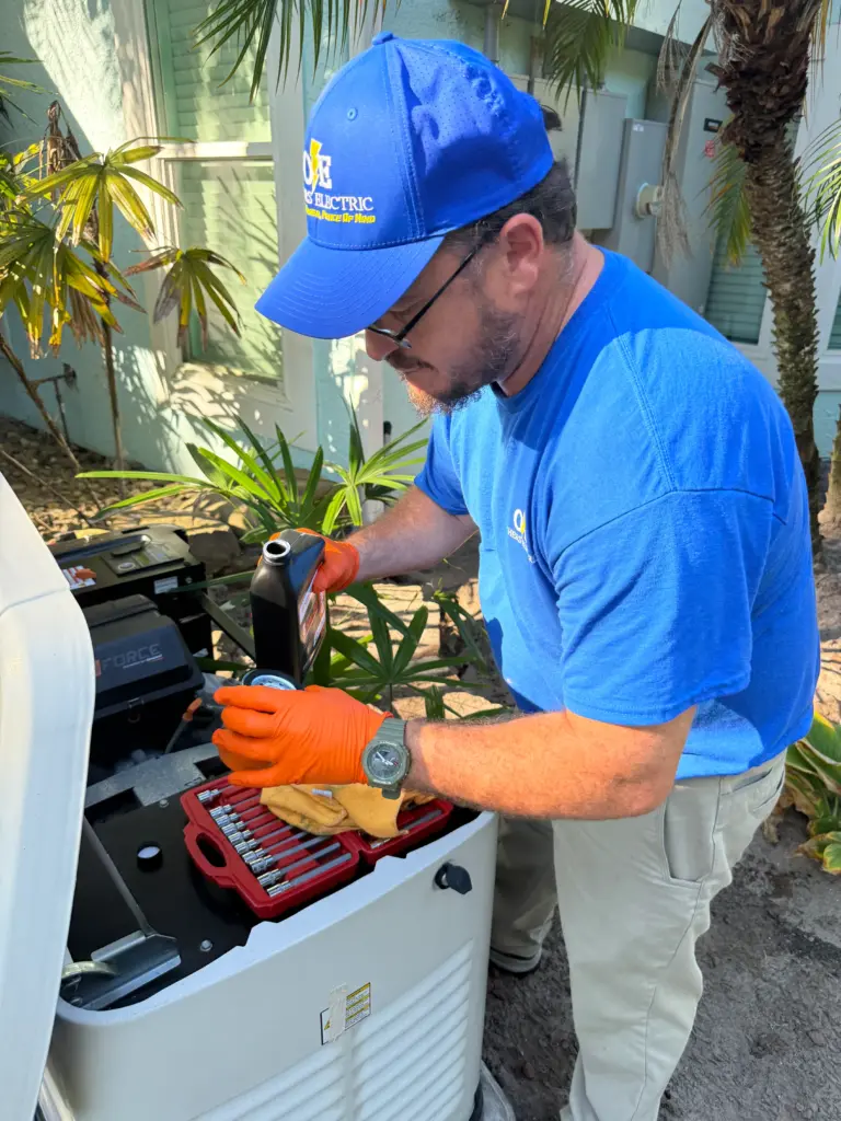 Generac generator installed by Others Electric in Viera FL