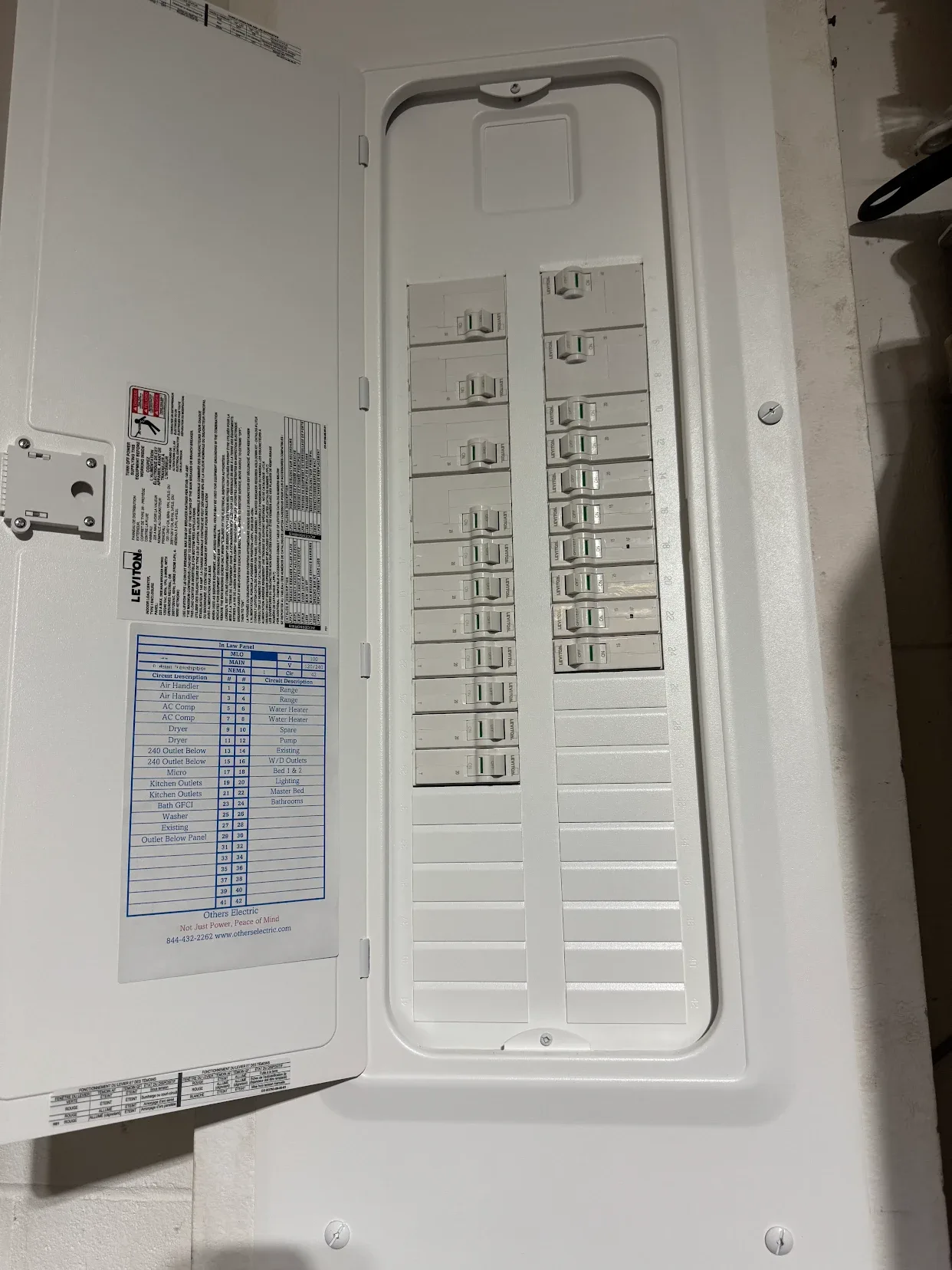 Panel replacement job in Westlake, Florida, Others Electric